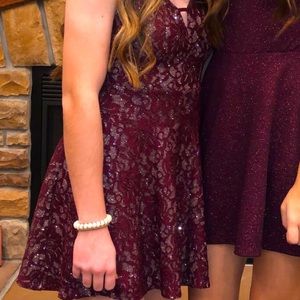 Burgundy Formal Dress